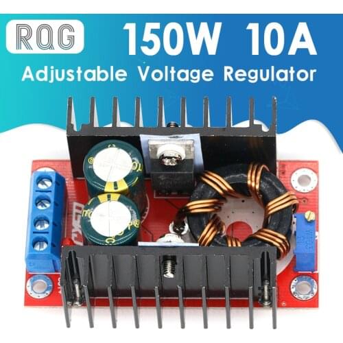 10-30V to 12-35V Step Up CV CC 150W 10A DC DC Boost Converter Car Power Supply LED Driver Charger Adjustable Voltage Regulator
