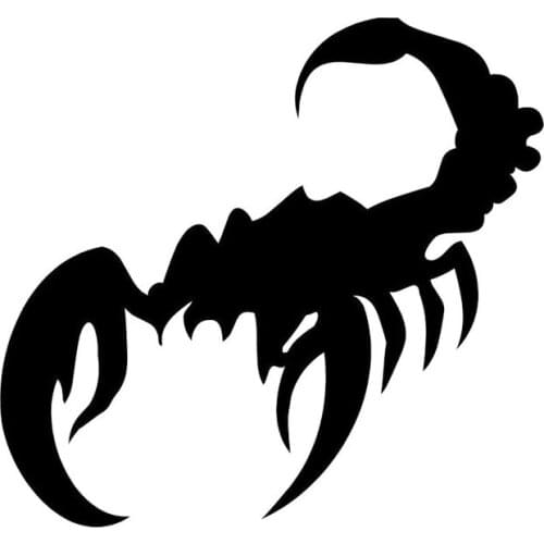 Car- stying 10.5*9.8CM Scorpion Car Sticker Decal Motorcycle Decoration Funny Cartoon Stickers Car Styling Jdm