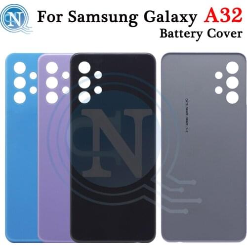 For Samsung Galaxy A32 A325 Battery Back Cover Door Rear Housing Case Assembly Repair Parts For Samsung A326 Back Housing
