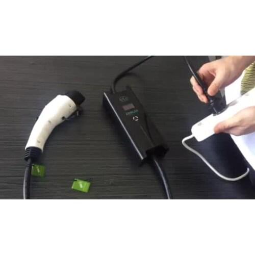 Hot sale EV charger sae j1772 type 1 plug with schuko plug portable EVSE