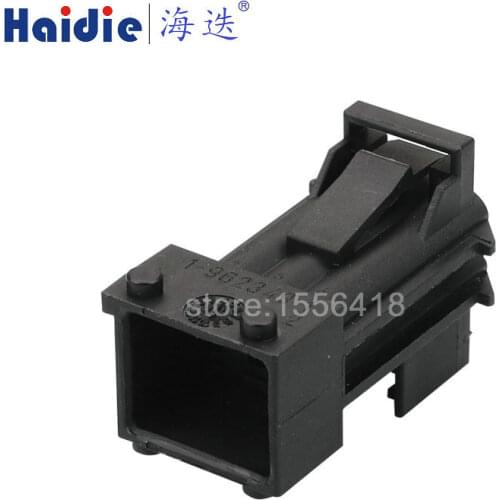 Free shipping 2sets 6pin auto electric plastic housing plug unsealed wiring harness connector 1-962349-1 1-965426-1