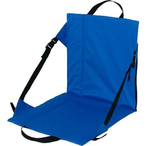 1pc Outdoor Camping Hiking Sports Accessaries Garden Patio Cushion Chair Camping Beach Foldable Seat Pad With Backrest