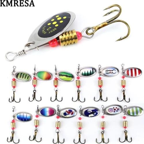 1pcs Metal Sequin 6cm 2.5g Fishing Bait Spinner Spoon Lure Rotating Metal Sequin Lure Hooks Wobbler Crankbait Tackle