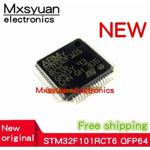 10PCS~50PCS/LOT STM32F101RCT6 STM32F101 RCT6 QFP-64 New original
