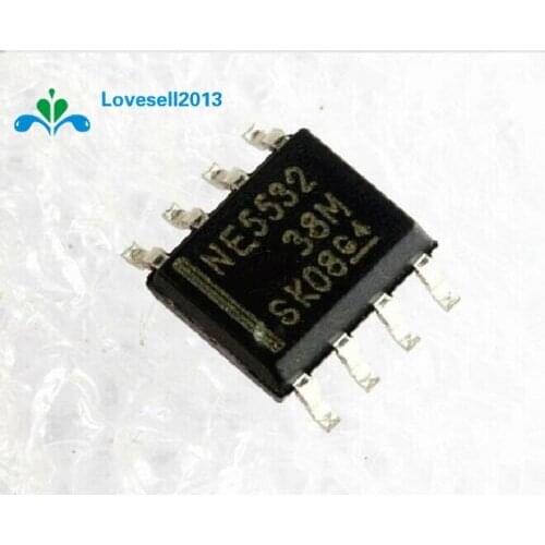 10Pcs NE5532 N5532 SOP-8 SMD Dual Low Noise Op-Amp IC