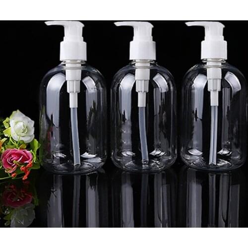 300ml Empty Squeezed Foaming Pump Soap Foam Bottle Cosmetic Containers Dispenser PET Liquid Travel Bottle