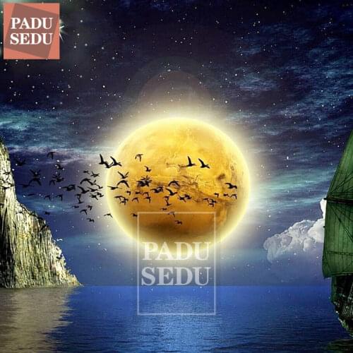 5D DIY Diamond Painting Scenery Moon Full Square Diamond Mosaic Embroidery Sale Night Sky Scene Pictures Rhinestones Home Decor