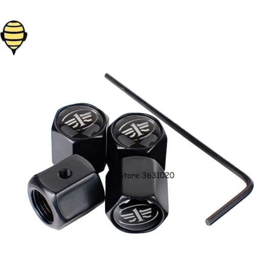 Car Accessories Auto Wheels Rims Sticker Tire Valve Stem Caps for FAW Xiali Oley Vela Charade V5 V2 B50 Vela Besturn Vita Vizi