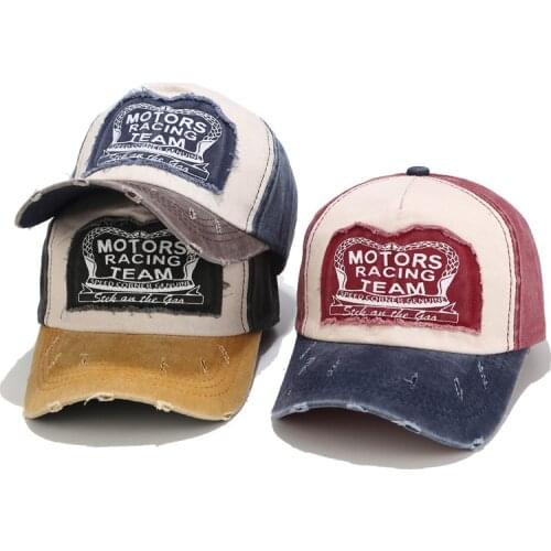 CANZE Patch Old Color Baseball Cap Outdoor Hat Women Summer Sun Protection Cap Men Sun Hat