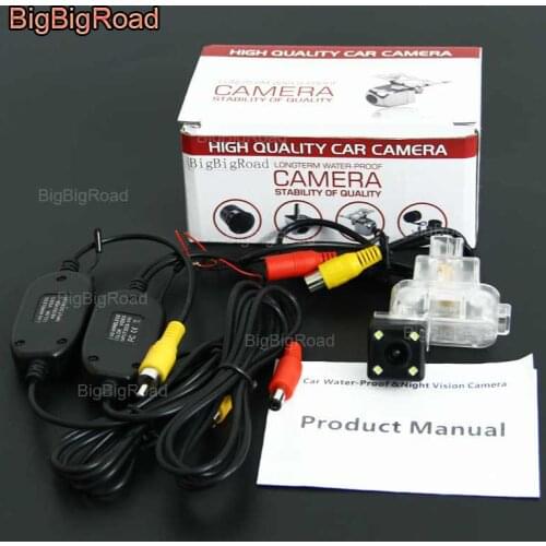 BigBigRoad For Mazda Axela Hatchback CX4 CX-4 2013 2014 2015 2016 Wireless Camera Car Rear View Reverse Parking Camera