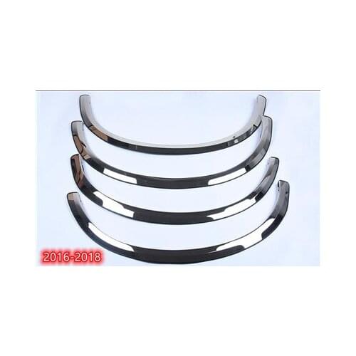 For Nissan QASHQAI 2008-2015/ 2016-2018 stainless steel wheel eyebrow decorative strip anti-scratch protection car accessories