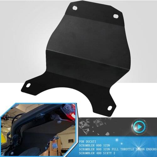FOR Ducati Scrambler 800 Icon/Full Throttle Urban Enduro Scrambler400 Sixty 2 Motorcycle Rear Fender Extender Extension Mudguard