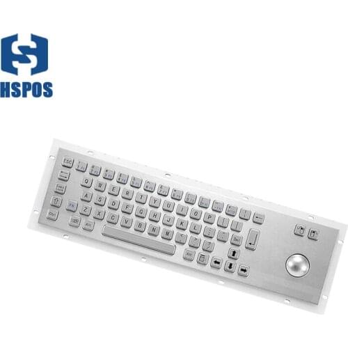 Stainless steel metal Waterproof and Dustproof 66 key Keyboards Support Windows, Linux, Android system HS-PC-D