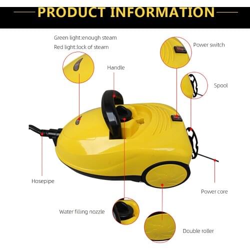 Multi-Function High Temperature Steam Cleaner Portable Handheld Steamer Household Cleaner Attachments Kitchen Brush Tool