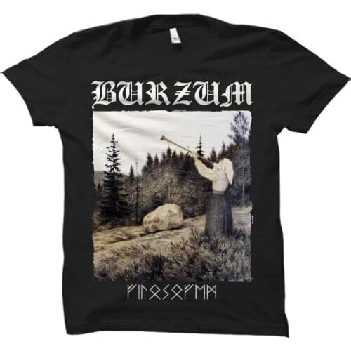 FILOSOFEM BRZM T SHIRT Black Metal Mayhem Darkthrone Bathory Emperor Immortal Mens Tops Cool O Neck T-Shirt Top Tee Plus Size