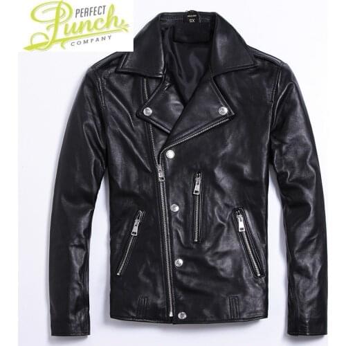 Man Genuine Leather Jacket Autumn Coats Sheepskin Jackets for Men Motorcycle Plus Size Mens Clothing 6xl Chaqueta Hombre Pph1542