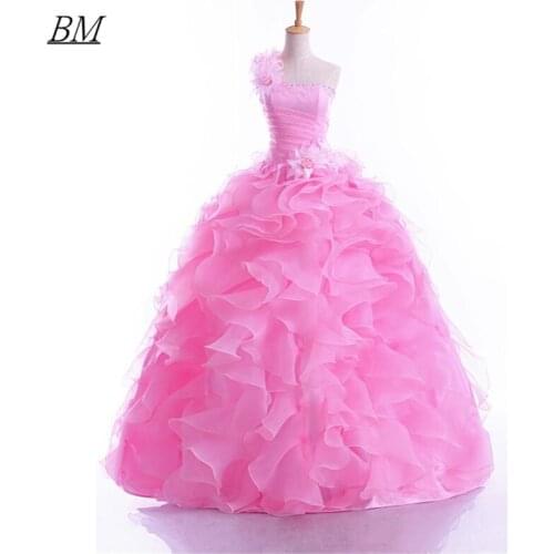 BM New Stock Royal Blue Red Quinceanera Dresses 2021 Ball Gown Beaded Prom Girls 16 Birthday Princess Pageant Party Gown BM775
