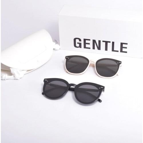 New Fashion Brand Designer Driving Sunglasses GENTLE Round Acetate Polarized UV400 Lens east moon Travel Sunglasses