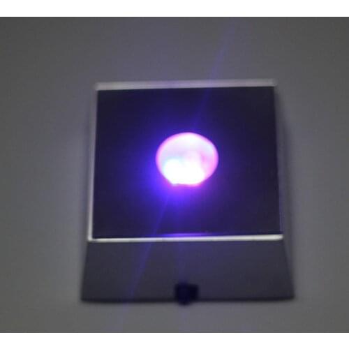 Lamp Base Light Base Delicate Colorful Crystal Square LED Stand Gift Exhibition Home Display