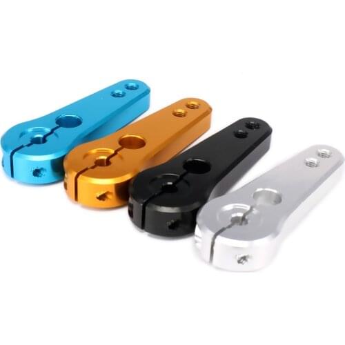 RCAWD Aluminum 44mm 15T Teeth Tooth Steering Half Servo Arm Horn For 1/5 RC Hobby Model Gasoline Petro Car/Boat HSP HPI Losi