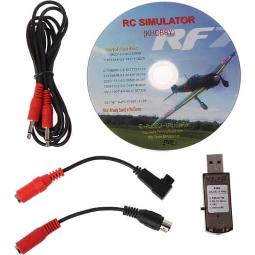 22 In 1 RC USB Flight Simulator With Cables For G7 Phoenix 5.0 Aerofly XTR VRC FPV Racing
