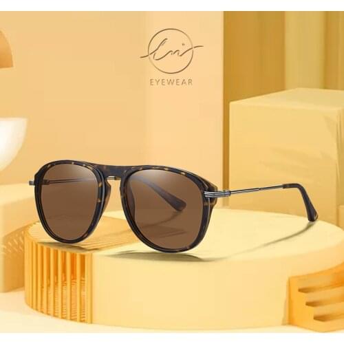 LM Brand Design 2021 Pilot Polarized Sunglasses Women Men Hight Quality TR90 Fashion Driving Sun Glasses Male UV400 Gafas De Sol