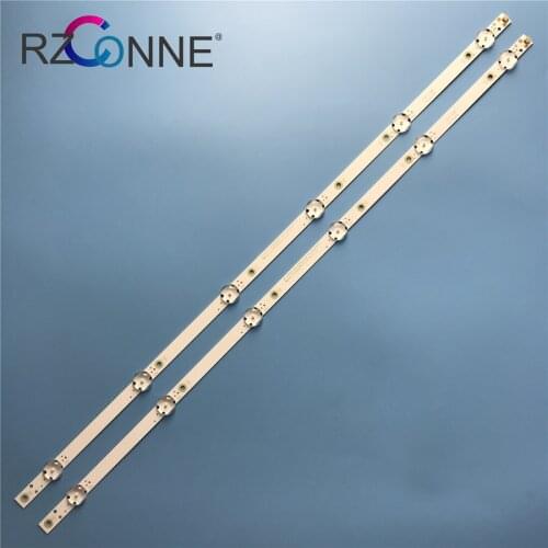 2pcs 614mm LED backlight strip 6 lamp for PHILIPS 32''TV GJ-2K18-315-D206-CSP-V5 01U33-A TPT315B6 32PFS5803/12 32PFS5823/12