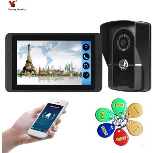 RFID Wifi Smart Video Intercom System Video Record Take Photo Video Doorbell Interphone Home Door Phone Intercom Kits