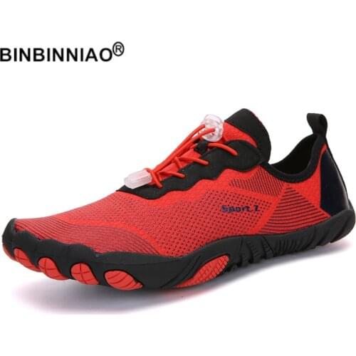 Unisex Breathable Wading Shoes Mens Quick-Dry Non Slip Upstream Sneakers Shoes Womens Sports Wearproof Beach Water Shoes