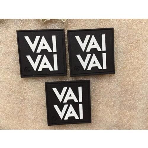 Customized 3D rubber patch PVC Patches Private Logo Sew on Garment Label Clothing Tag eco-friendly for jeans bags