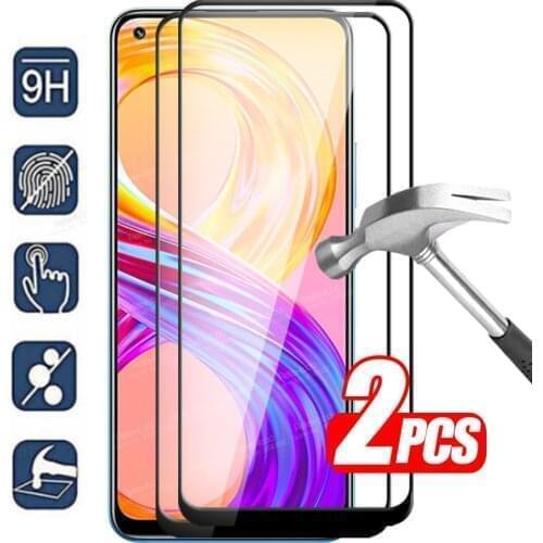 9D Full Cover Protective Glass For Oppo Realme 8 Pro Screen Protector Realme8 Pro Realmi 8Pro Tempered Glass Safety Armor Film