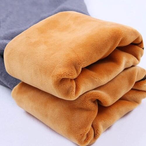 Women Clothing Maternity Clothes Winter Leggings Thickened With Velvet Pregnant Women Trousers Warm Pants
