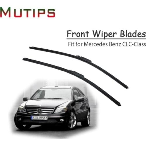 1Set Rubber Car Front Wiper Blade Kit For Mercedes Benz CLC Class CL203 CLC 350 320 230 220 200 AMG Original Strip Accessories