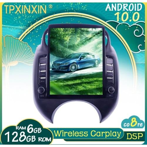 10.0 For Nissan Macth 2010-2016 Android Car Stereo Car Radio with Screen Tesla Radio Player Car GPS Navigation Head Unit