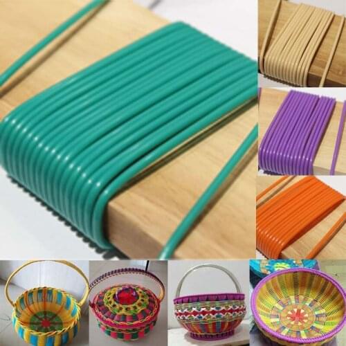 10Meters 2.5mm Round PE Rattan Material Handmade Weaving Crafts Knit Repair Chair Table Basket Home Furniture Decoration