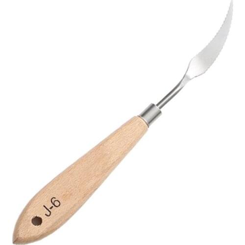 10pcs Stainless Steel Palette Scraper Paint Knives Blade for artist Oil Acrylic K3KB