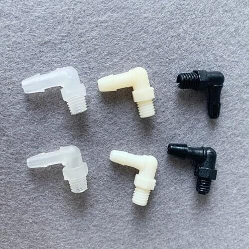 LETOP 20PCS Printer Eco Solvent UV Ink Hose Connector For XP600 DX5 DX7 Printhead Ink Tube Pipe Adapter