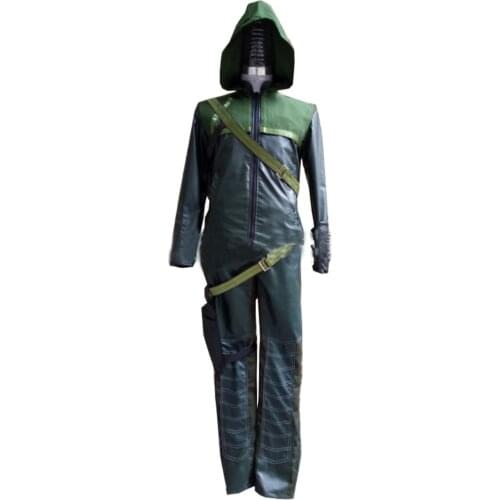 2017 Green Arrow Cosplay Costume Oliver Queen Green Arrow cosplay Superhero costume
