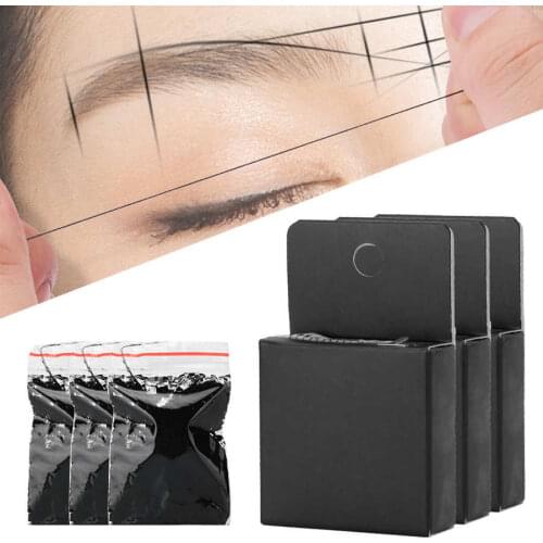 Eyebrow Mapping String Positioning Thread Marker Pre-Inked Tattoo Measuring Tool Marking Stencils Eyebrow Tattoo Aid Tool Supply