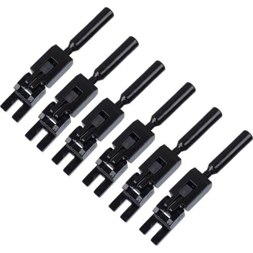 6PCS Electric Guitar Double Locking System Locked String Saddles Tremolo Bridge-Black