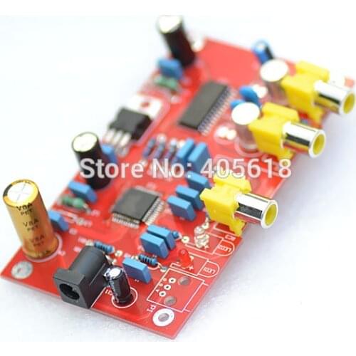 Free shipping MINI Optical fiber coaxial TDA1305 DAC HIGH RECOMMEND