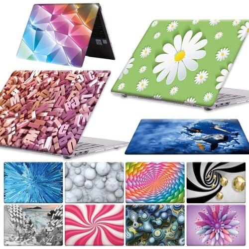 3D Pattern Laptop Case for Huawei MateBook 16/D15/D14/MateBook 13/14/X 2020/14 2021/MateBook X Pro 13.9 Notebook Hard Shell