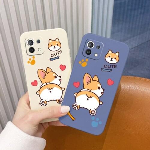 Puppy Butt Case For Xiaomi Mi 11 lite Ultra 11i 10T 9T Pro Soft Phone Cover On Xiaomi Mi 10 10S 9 8 lite Pro Poco F2 X2 F3 Pro