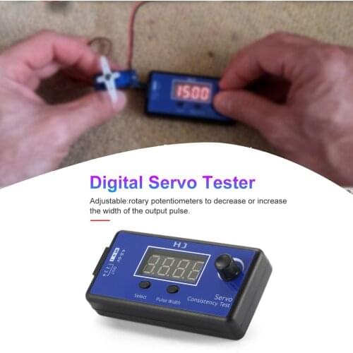 1 pcs Digital Servo Tester / ESC Consistency Tester for RC Helicopter Airplane Car RC Helicopter Tester Tool