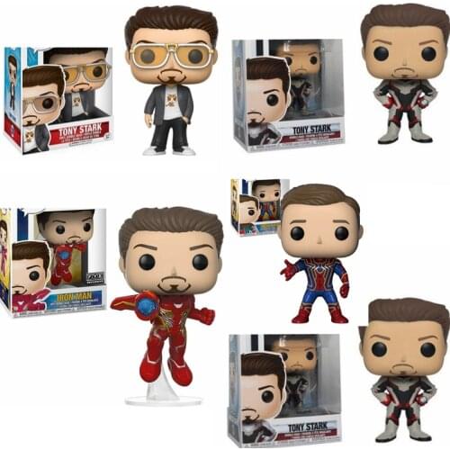 Neweast Arrival Captain America Theme Tony Stark #226 Iron Man #285 Figures Toys Vinyl Doll Collection Models for Kids Gift