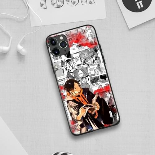 Kenma Kozume Haikyuu!! anime Soft Silicone Glass Phone Case for IPhone SE 6s 7 8 Plus X Xr Xs 11 12 Mini Pro Max Samsung