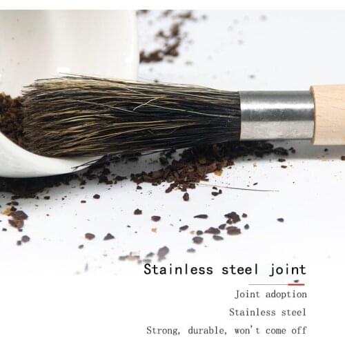 Coffee Brush Espresso Coffee Machine Cleaning Brush Machine Coffee Grime Cleaning Brush Plastic Handle Cleaner Tools