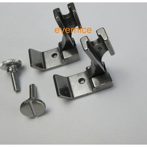 2 Sets Turn Up Toe Hemming High Shank Foot S542 For Industrial Sewing Machine