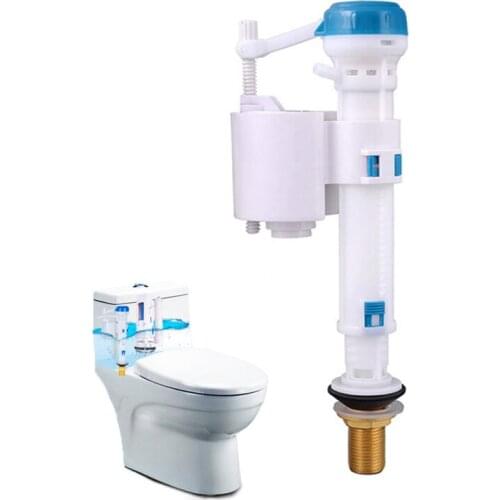 4 Points G1/2 Brass Toilet Push Button Filling Valves Dual Flush Cistern Syphon Bathroom Tool Float Accessories