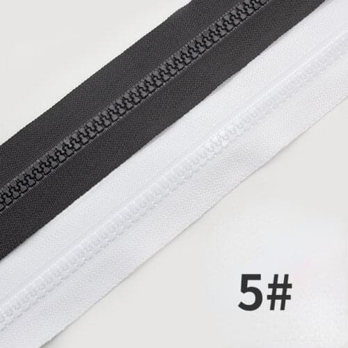 10 yards/lot Continuous Zipper chain ROLL Tape BLACK YARD for Sofa Sleeping Bag BEDDING TENT Sewing Accessories